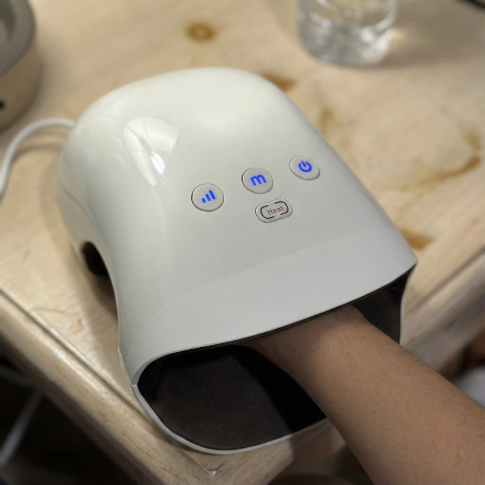 Cordless Hand Massager with Heat and Compression for Arthritis and Carpal Tunnel