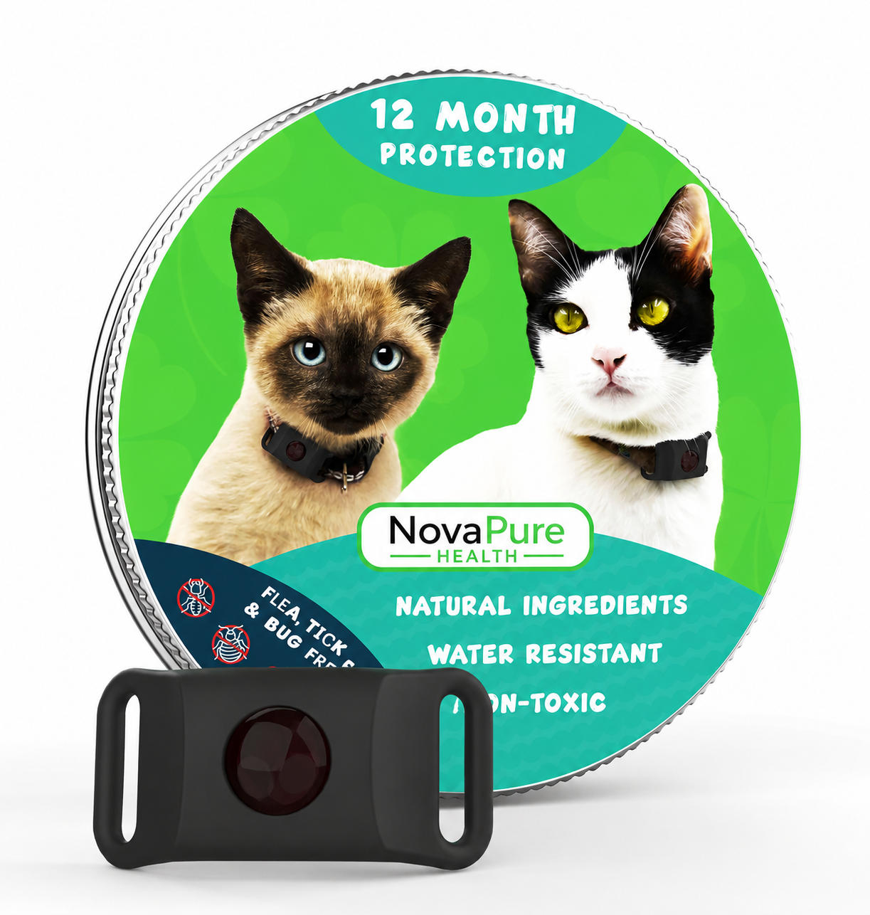 NovapureHealth™ 12 Months Flea and Tick Free for Cats