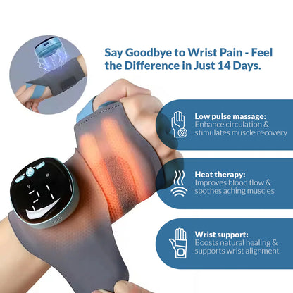NovaPure™ - Smart EMS & Heat Therapy Wrist Massager