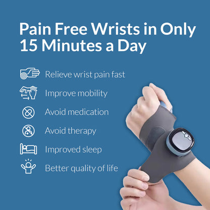 NovaPure™ - Smart EMS & Heat Therapy Wrist Massager